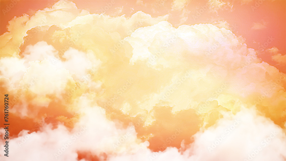 Sky cloudy orange night dramatic beautiful. Clouds abstract background.