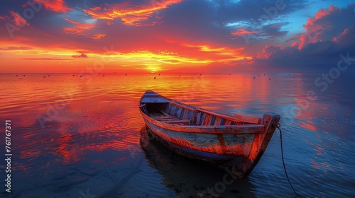 Boat Floating on Water