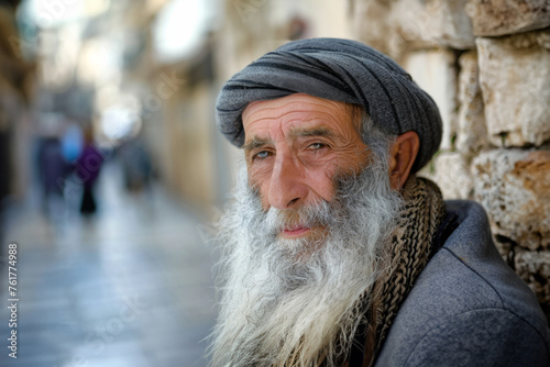 A Holy Man's Portrait in Jerusalem