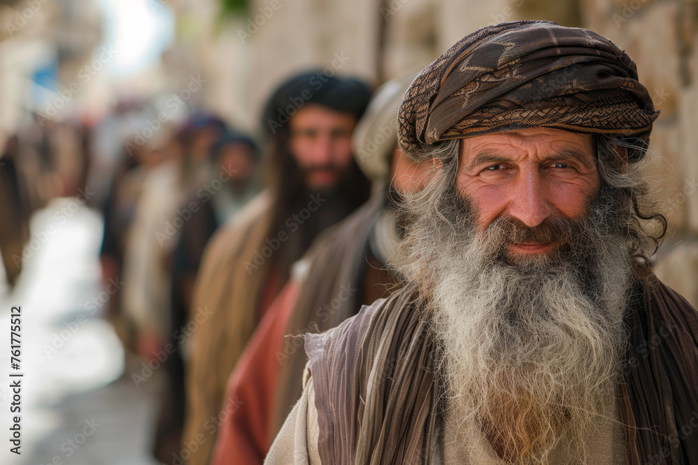 Ancient Israelites, Jewish Men in the Streets