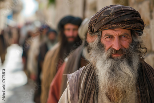 Ancient Israelites, Jewish Men in the Streets