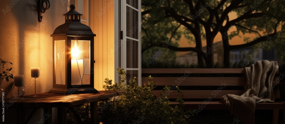 Outdoor Lamp Placement Inside a House