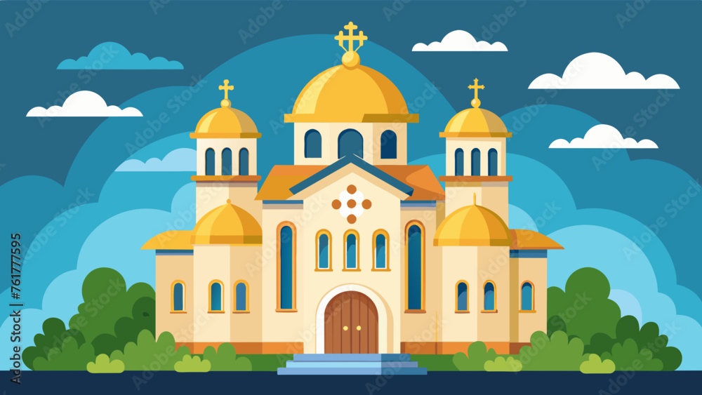 illustration of church