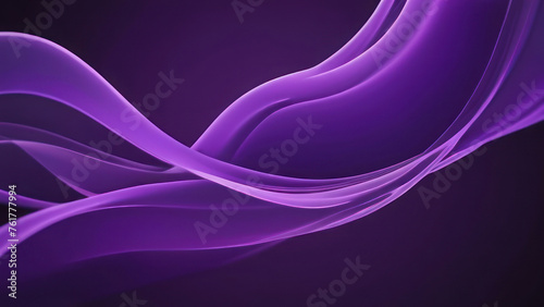 Abstract horizontal background. Purple curves on a purple background. AI generative.