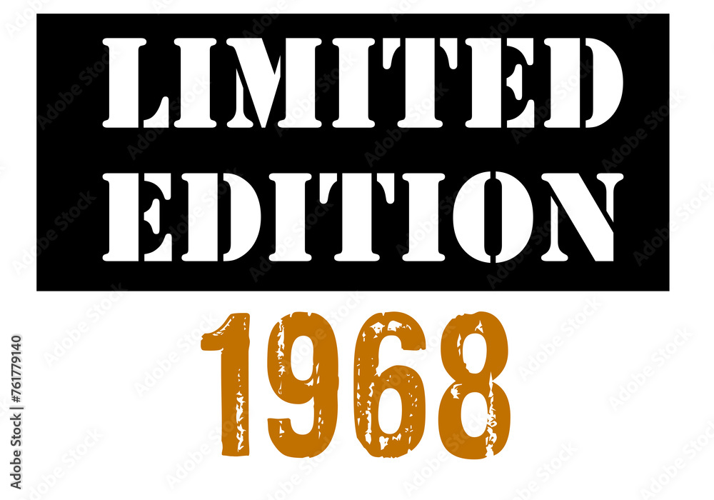 Obraz premium Limited edition vintage design png