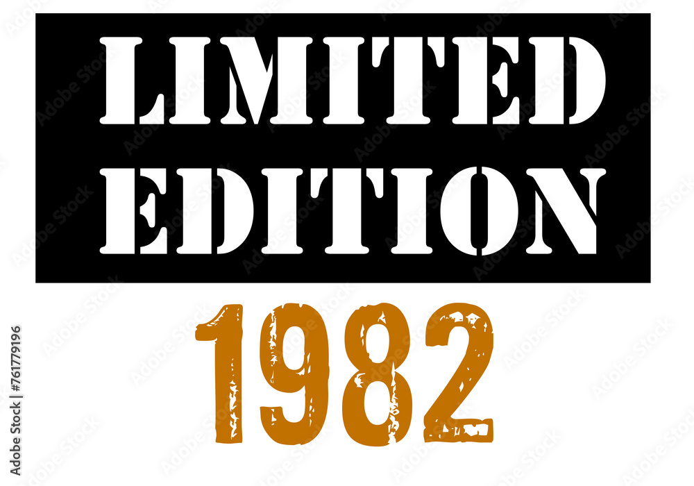Obraz premium Limited edition vintage design png