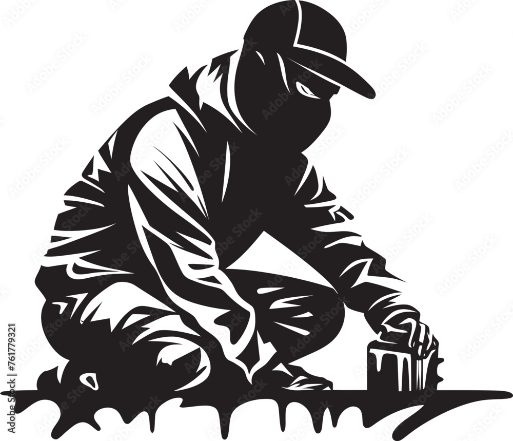 GraffitiGuru Vector Artist Icon StreetStyle Maestro Black Logo Emblem GraffitiGuru Vector Artist Icon StreetStyle Maestro Black Logo Emblem