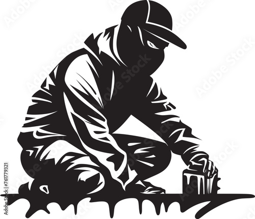 GraffitiGuru Vector Artist Icon StreetStyle Maestro Black Logo Emblem