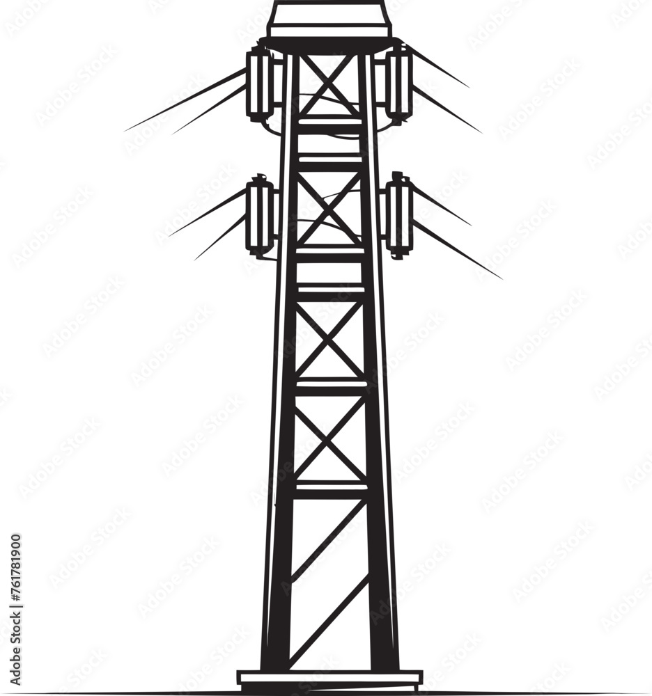 SparkSafeguard Vector Black Logo Design for Electric Infrastructure EnergyEagleEye Iconic Emblem for High Voltage Electric Pole SparkSafeguard Vector Black Logo Design for Electric Infrastructure EnergyEagleEye Iconic Emblem for High Voltage Electric Pole