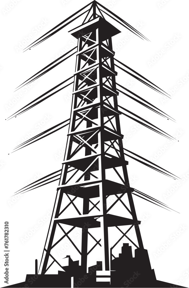 ElectroShield Hand Drawn Symbol for Electric Infrastructure Protection VoltWatch Vector Black Logo Design for High Voltage Pole Surveillance ElectroShield Hand Drawn Symbol for Electric Infrastructure Protection VoltWatch Vector Black Logo Design for High Voltage Pole Surveillance