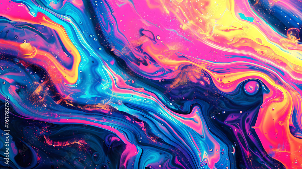 Fototapeta premium Abstract neon texture