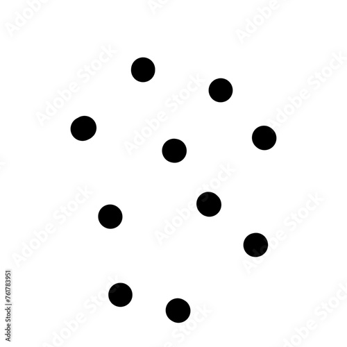 Dots abstract shapes