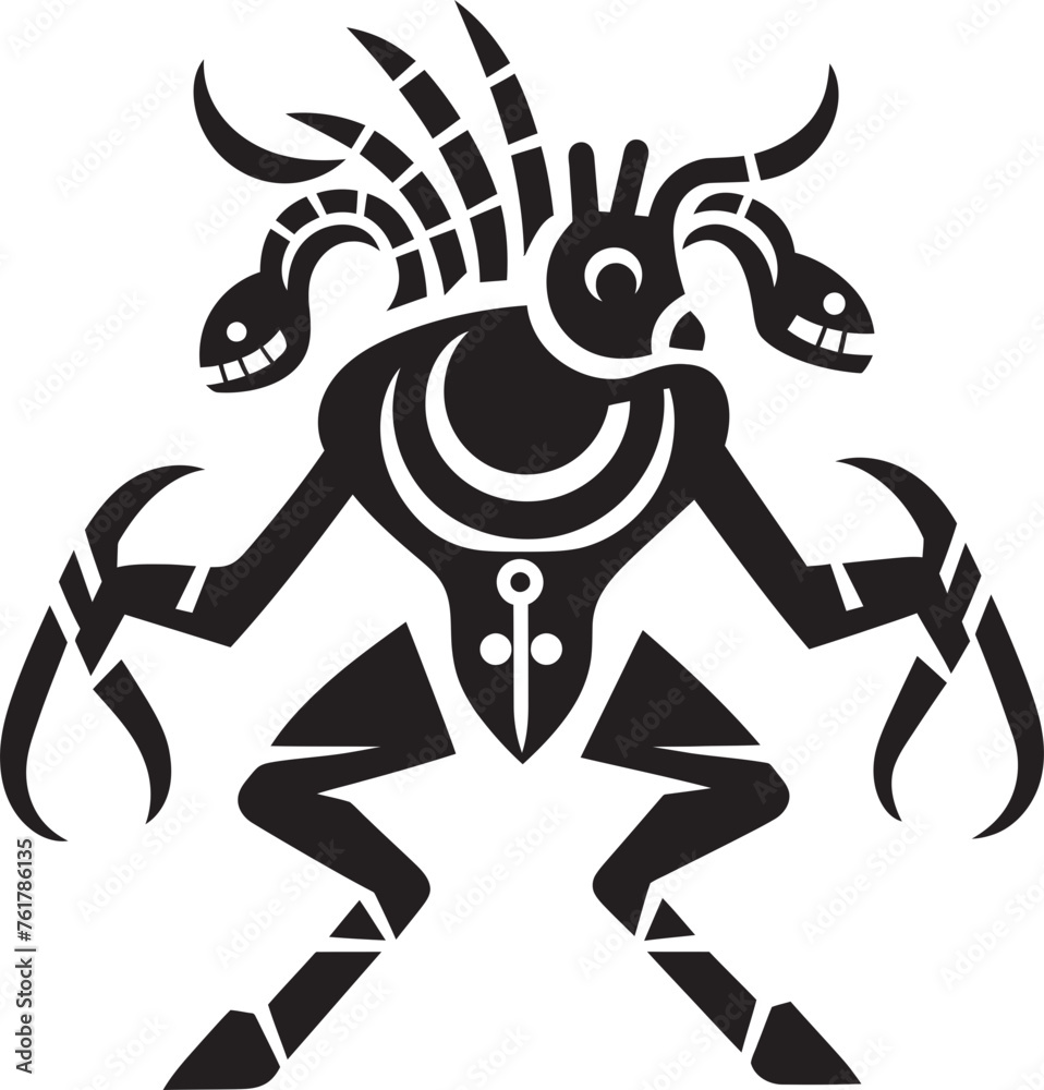Southwest Whispers Black Logo Design of Kokopelli Icon Mesa Minstrel Vector Emblem of Kokopelli in Black Southwest Whispers Black Logo Design of Kokopelli Icon Mesa Minstrel Vector Emblem of Kokopelli in Black