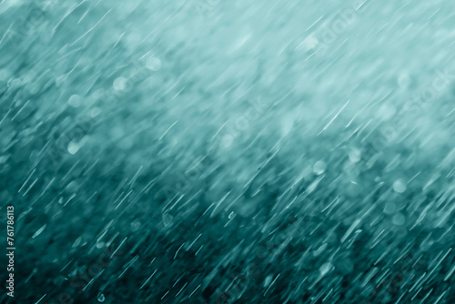 Blurred Beauty, Abstract Rainfall with Bokeh Background.