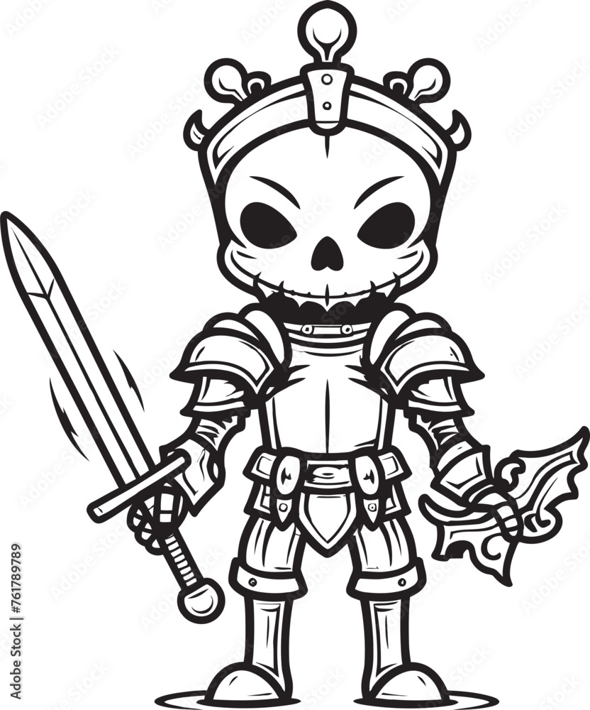 Deaths Guardian Skeleton Knight Icon in Black Vector Dark Warrior Skeleton Knight Symbol in Black Vector Deaths Guardian Skeleton Knight Icon in Black Vector Dark Warrior Skeleton Knight Symbol in Black Vector
