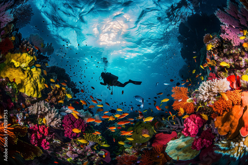 Underwater Coral Reef Diversity