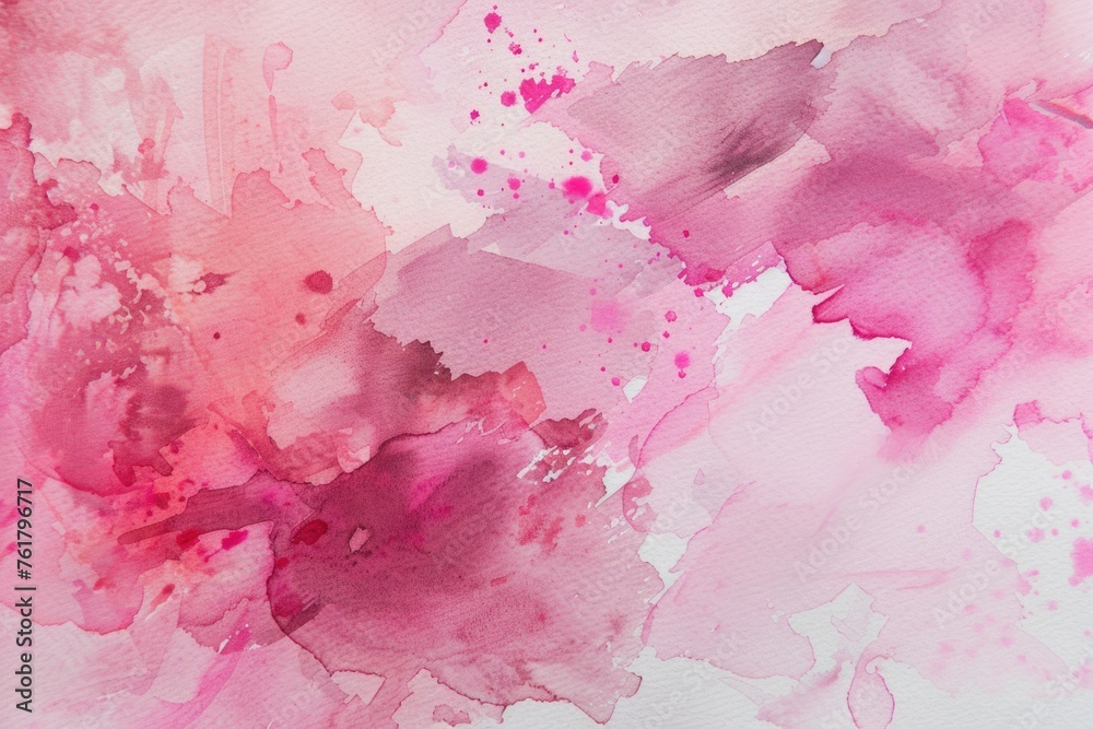 Light Pink Watercolor Background for Illustration and Design | Abstract Painting on Decorative Paper