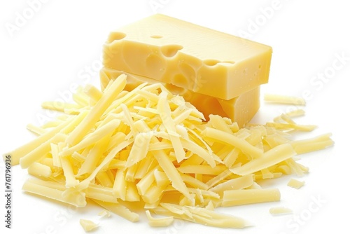 Sharp Cheddar Cheese - Organic and Delicious Shredded, Sliced and Chunk Yellow Dairy Product