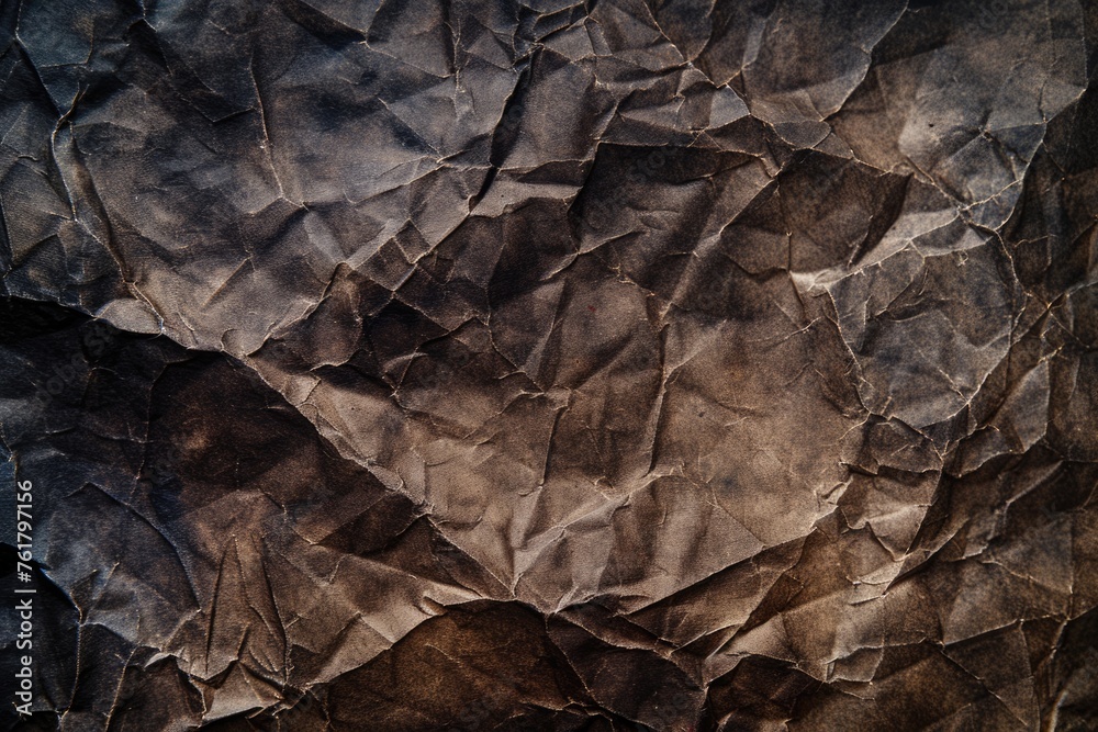 Vintage Dark Brown Grunge Textured Paper Background with Detailed Space and Colours