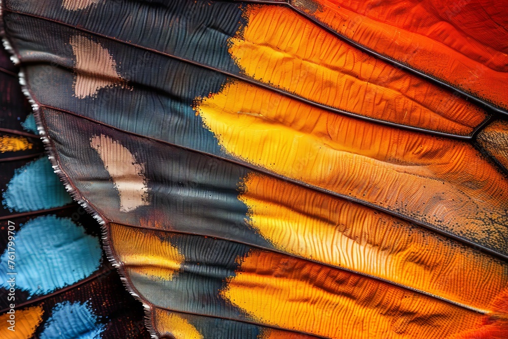 Butterfly Wing Texture Background, Insect Wings Macro Pattern, Butterfly Wing Closeup, Copy Space Butterfly Wing Texture Background, Insect Wings Macro Pattern, Butterfly Wing Closeup, Copy Space