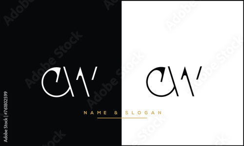 EW, WE, E, W, Abstract Letters Logo Monogram