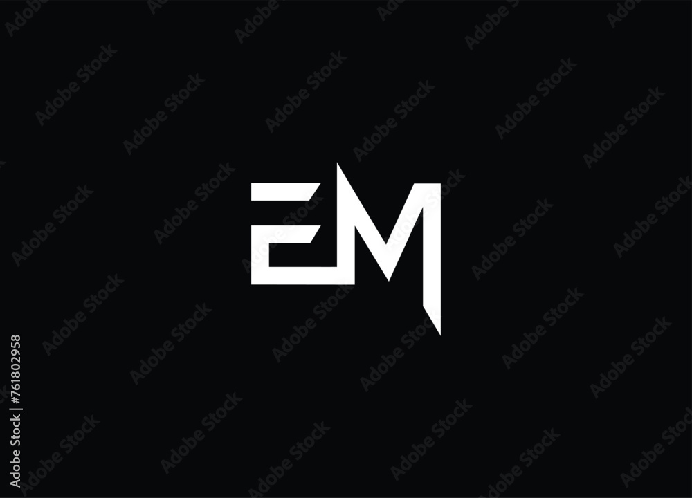 EM Creative Modern Letters Vector Icon Logo