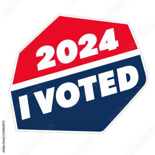 African American hand wearing suit placing vote in ballot box with 2024 text for 2024 american presidential election with american flag in the background photo