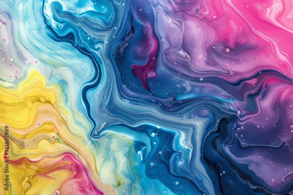 Fototapeta premium Abstract art background texture with colorful paint stains