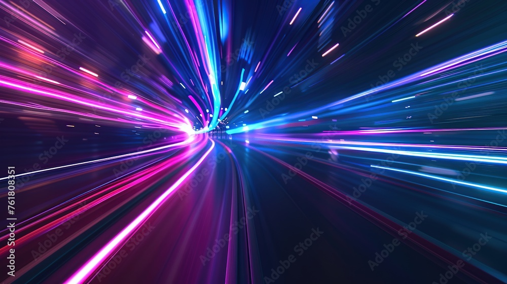 colorful light speed background
