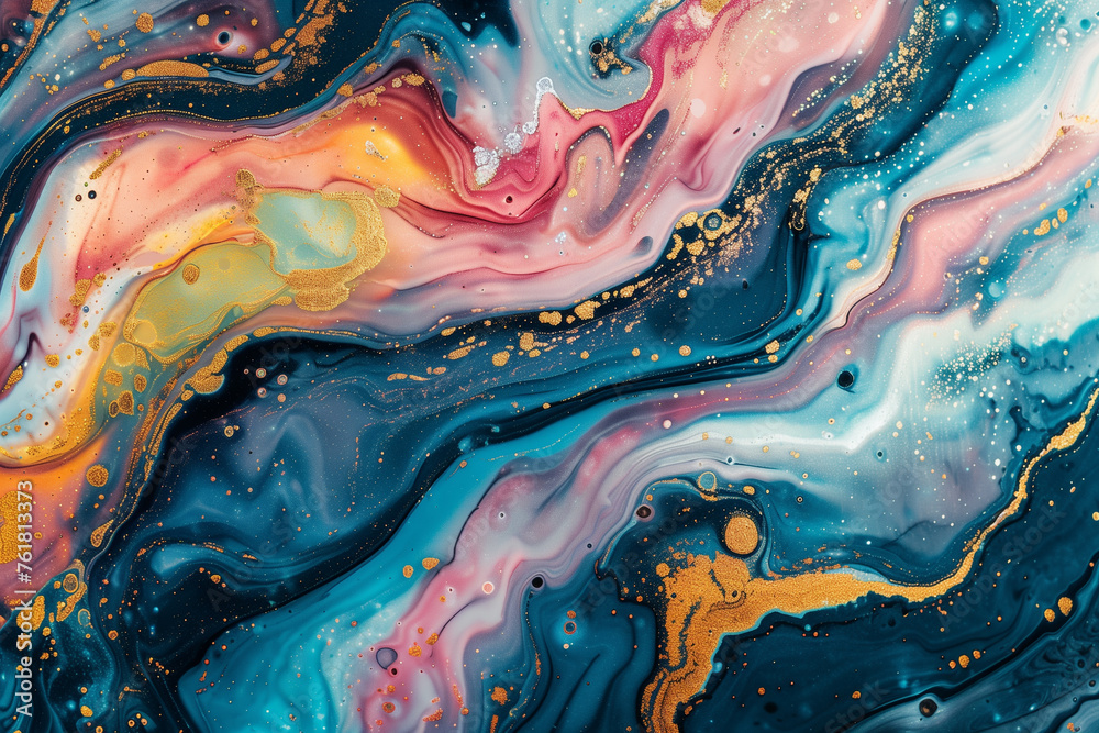 Fototapeta premium colorful marble surface texture, blank nature stone background