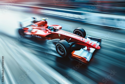 racing car at high speed © viktorbond