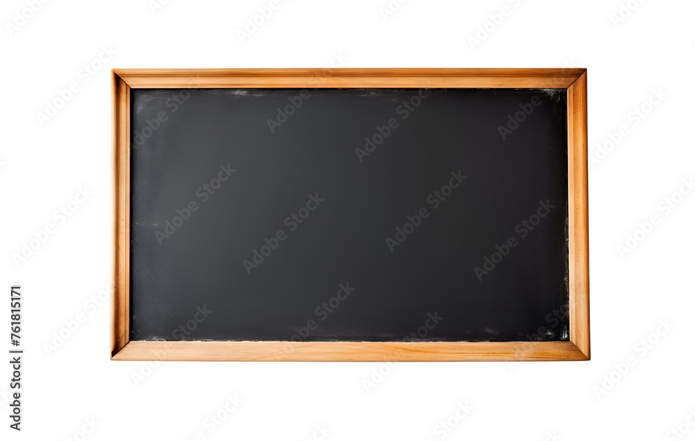 Blackboard in School: Blank and Rectangular with a Wooden Frame, Isolated on Transparent Background, PNG Blackboard in School: Blank and Rectangular with a Wooden Frame, Isolated on Transparent Background, PNG