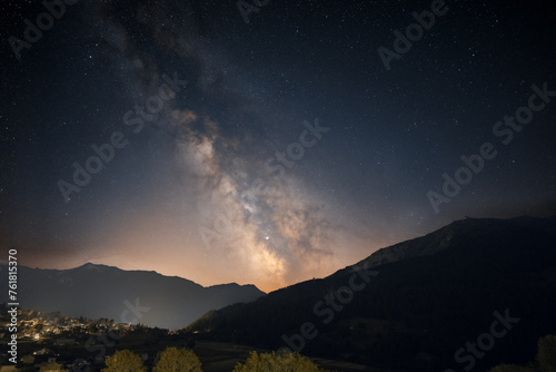 Milkyway in the mountains