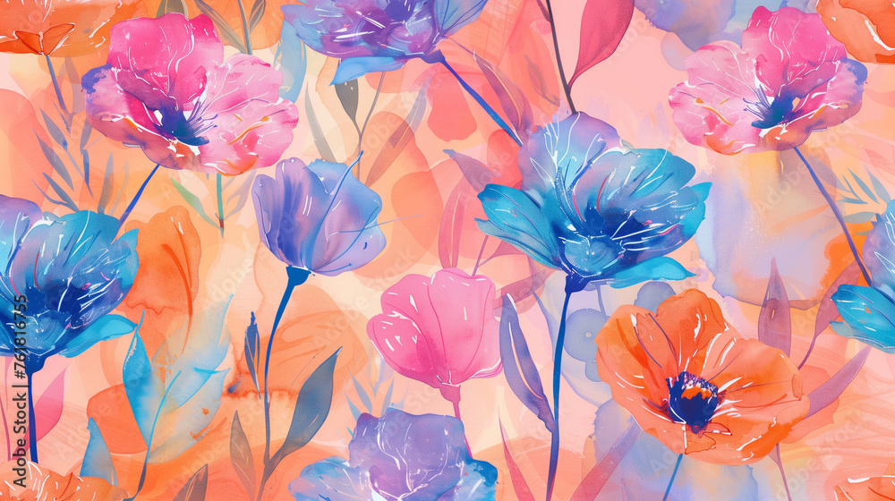 watercolor flowers. print flowers watercolor flowers. print flowers
