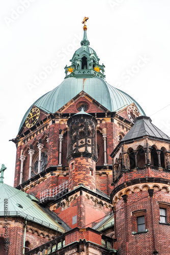 St. Luke's Church, Lukaskirche is the largest Protestant church in Munich, Germany photo