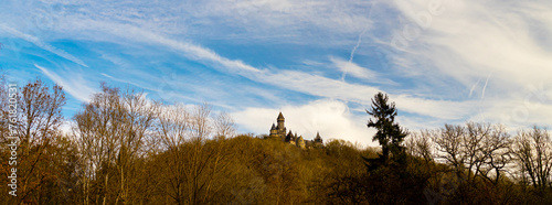 historic braunfels castle in germany panorama