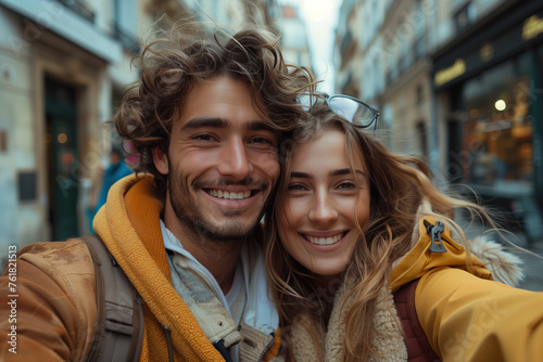 Couple's Selfie in European Adventure