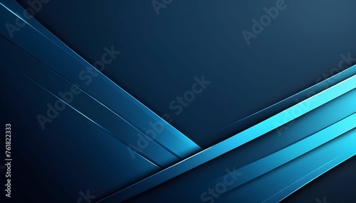Blue futuristic technology sleek background with gradient lines created with generative ai