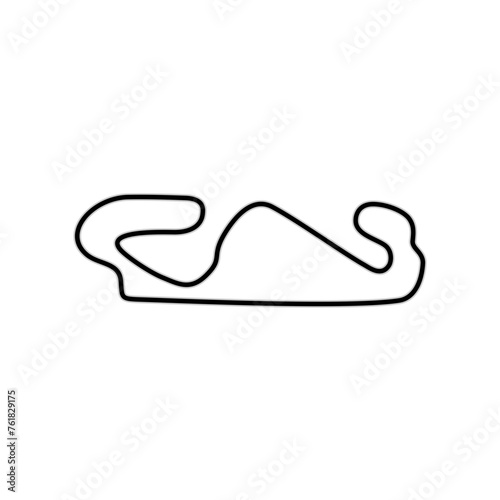 F1 Grand Prix Circuit Vector Circuit for autosport and motorsport