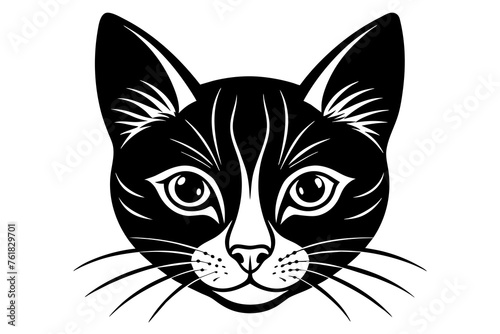 cat silhouette vector illustration