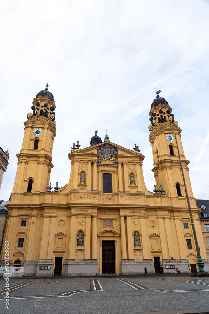 Fototapeta premium The Theatine Church of St. Cajetan and Adelaide is a Catholic church in Munich, Germany.