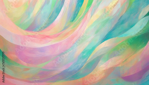 pastel symphony abstract wallpaper in soft tones generated