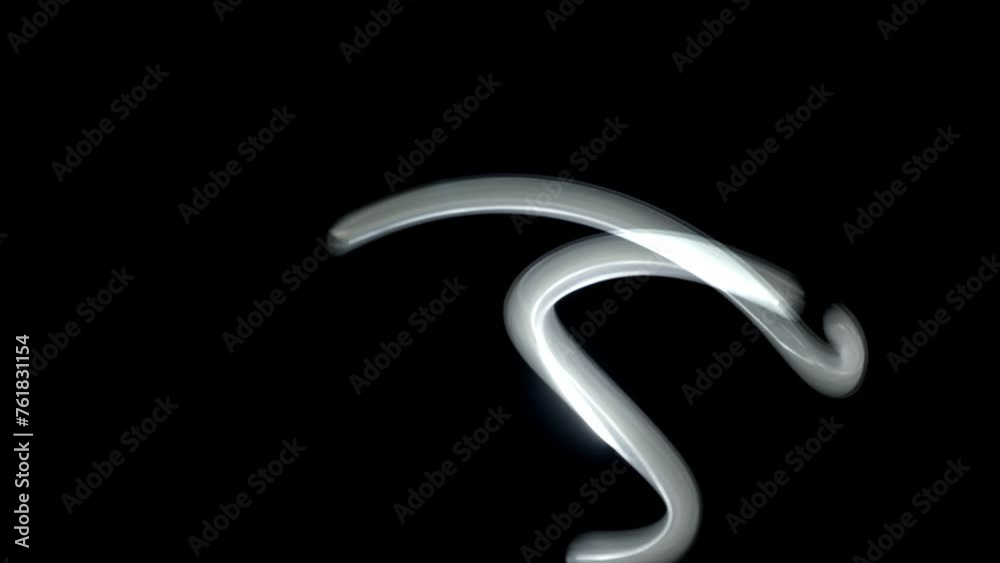 Abstract White Light Trails In The Dark Abstract White Light Trails In The Dark