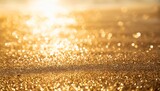 soft gold abstract glitter and blurred lights background