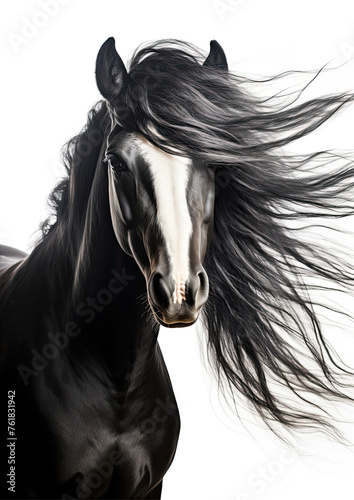Horse portrait.