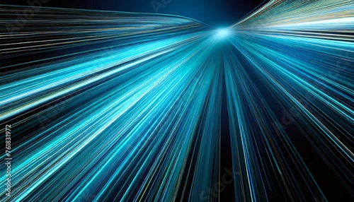 blue technology abstract motion background of speed light