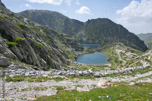 Landscape of Rila Mountain near Kalin peaks, Bulgaria photo