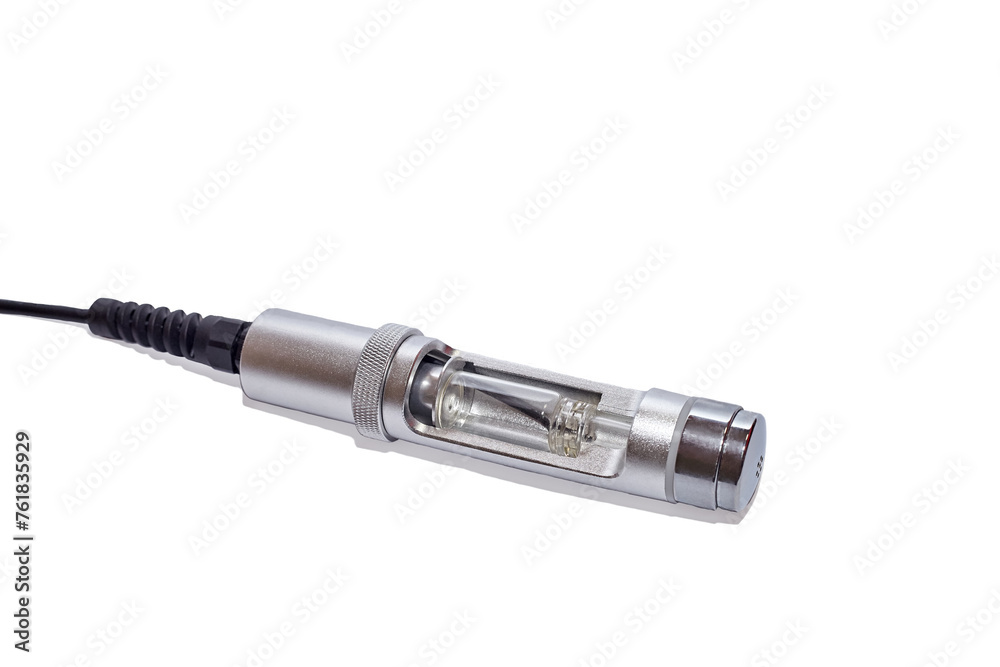 Nozzles for cosmetology procedures isolated on a white background Nozzles for cosmetology procedures isolated on a white background