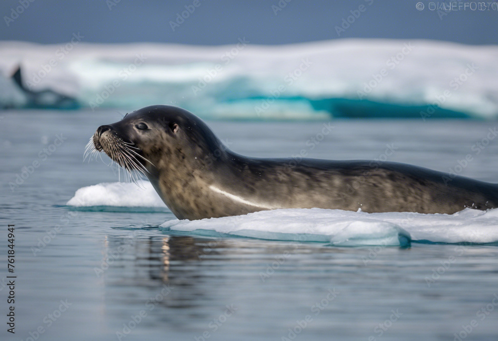 Fototapeta premium Adaptable Seals Guardians of Coastal Waters