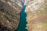 View of Matka Canyon in North Macedonia